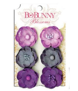 Flores Bo Bunny Plum Purple Pansy