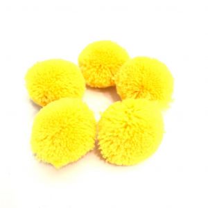 Pompom 3 cm Amarelo