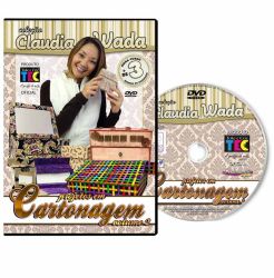 DVD Projetos em Cartonagem Volume 2 com Claudia Wada