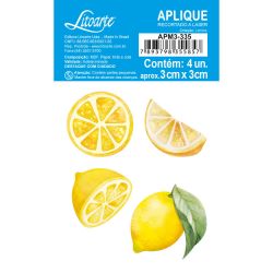 Aplique em Papel e MDF Litoarte Coleção Limões APM3-335