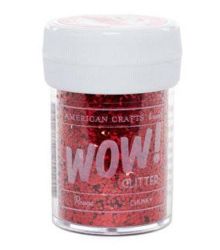 Glitter American Crafts Wow! Chunky Rouge (Vermelho)