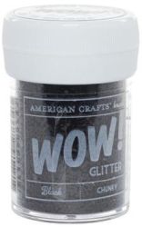 Glitter American Crafts Wow! Black (Chunky)