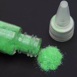Glitter em Poliéster Bisnaga de 15g Make+ Verde Neon