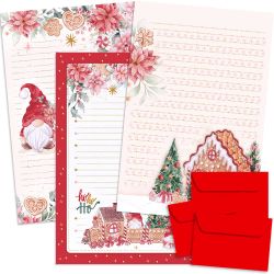 Kit Papel Carta Litoarte Coleção Natal Mágico