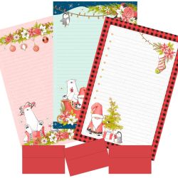 Kit Papel Carta Litoarte Coleção Celebração de Natal