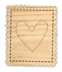 Mini Álbum Juju Scrapbook Selo de Amor em Pinus Cartas para Você 