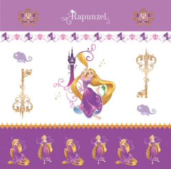 Papel Toke e Crie (TEC) Disney Rapunzel 1 - Cenário e Bandeirolas