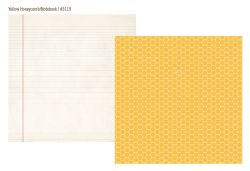 Papel Simple Stories 24/7 Yellow Honeycomb Notebook