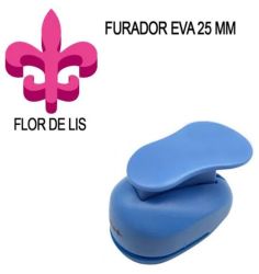 Furador de Papel e EVA Make+ Flor de Lis 2,5 cm