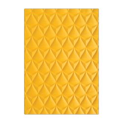Placa de Relevo e Textura 3D para Scrapbook Sizzix Pineapple Texture