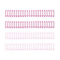 Kit Espiral para Encadernação Wire We R The Cinch Pink - 1,6 cm