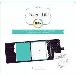 Divisória com Aba para Planejamento Semanal American Crafts Project Life Becky Higgins 