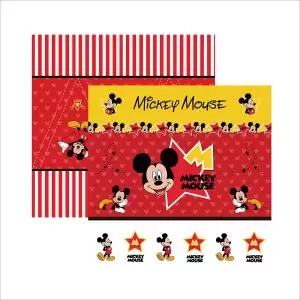 Papel Toke e Crie (TEC) Disney Mickey Mouse 1 Cenário e Bandeirolas