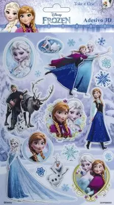 Adesivo 3D Disney Toke e Crie - TEC - Frozen