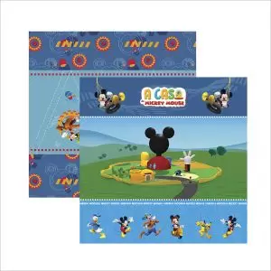 Papel Toke e Crie (TEC) Disney Casa do Mickey 1 Cenário e Bandeirolas