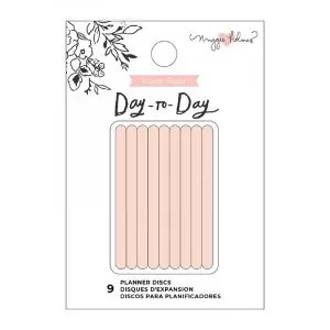Kit Discos Médios para Planner Blush Day to Day Crate Paper - Planner Discs