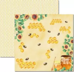 Papel para Scrapbook Arte Fácil Honey Bee 5