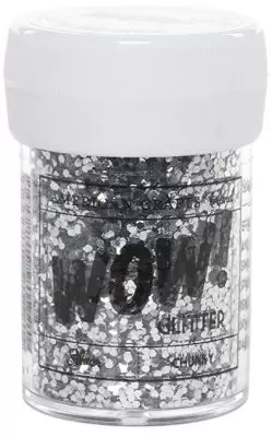 Glitter American Crafts Wow! Silver (Chunky)