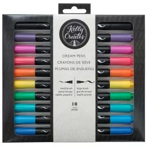 Kit Canetas Dual Brush Dream Pens Kelly Creates (2 Pontas)