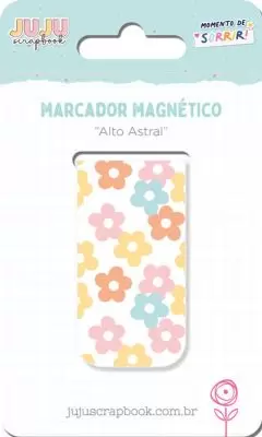 Marcador Magnético Juju Scrapbook Alto Astral Coleção Momento de Sorrir
