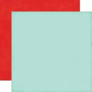 Papel para Scrapbook Echo Park Little Man Lite Blue / Red
