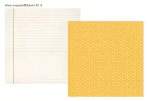 Papel Simple Stories Yellow Honeycomb Notebook