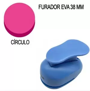 Furador de Papel e EVA Make+ Círculo 3,8 cm
