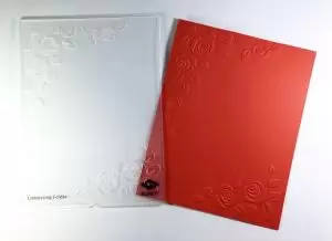 Placa de Textura Sunlit 2 D Moldura Rosas 11 x 14,6 cm