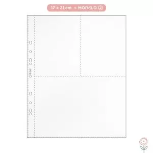 Plástico para Álbum Juju Scrapbook 17 x 21 cm Modelo 2