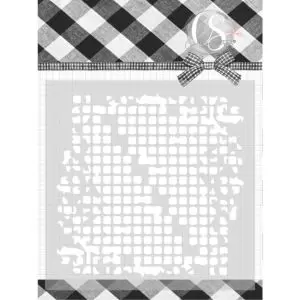 Stencil Carina Sartor Pixels da Coleção Mix Tape
